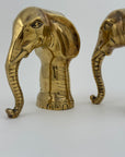 Vintage Brass Elephants- A Pair
