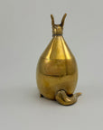 Vintage Brass Kangaroo Trinket Box