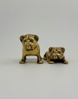 Vintage Brass Bulldogs-A Pair