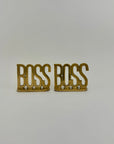 BOSS Brass Bookends Desk Décor