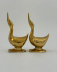 Vintage Brass Geese-A Pair