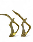 Vintage Brass Soaring Birds-A Pair