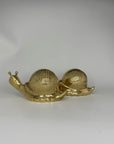 Vintage Brass Snails-A Pair