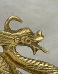 Vintage Brass Spitfire Dragon
