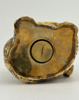 Vintage Brass Cat Coin Bank – Mid-Century Whimsical Feline Sculpture, Hollywood Regency Decor