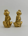 Vintage Brass Frogs -A Rare Pair