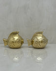 Goldfish Whimsy-Vintage Brass Fish-A Pair