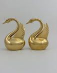 Vintage Brass Angel Wings Love Swans-A Pair by Dolbi Cashier