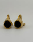 Vintage Brass Fish Vases-A Pair