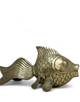 Large Vintage Brass Fish