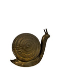 Vintage Brass Snail Figurine