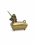 Vintage Brass Unicorn Trinket Box