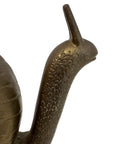 Vintage Brass Snail Figurine