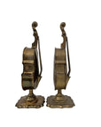 Vintage Brass Violin Figurines