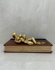 Rare Vintage Brass Mother and Newborn Figurine -A Two Piece Set