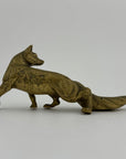 Vintage Brass Fox Figurine – Symbol of Cleverness & Resilience