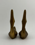 Vintage Brass Geese- A Pair