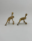 Vintage Brass Workout Frogs-A Pair