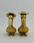 Vintage Brass Pelican Couple