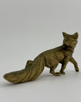 Vintage Brass Fox Figurine – Symbol of Cleverness & Resilience