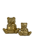 Vintage Brass Bears- A Pair