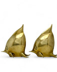 Large Vintage Brass Fish-A Pair by Dolbi Cashier