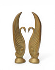 Vintage Brass Swans-A Pair