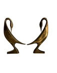 Vintage MCM Brass Birds-A Pair