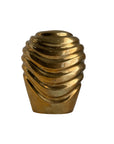 Vintage Brass Swirl Vase