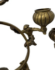 Vintage Brass Monkey Candleholders on Black Marble Bases | Mid-Century Exotic Pair