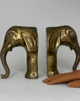 Vintage Brass Elephants- A Pair