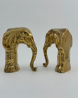 Vintage Brass Elephants- A Pair