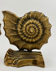 Pair of Vintage Brass Shell Bookends – Coastal Luxe Hollywood Regency