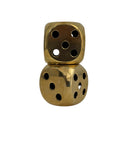Vintage Brass Dice-A Pair