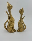 Vintage Bronze Cats-A Pair