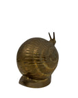 Vintage Brass Snail Figurine