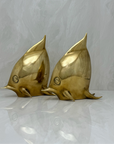 Large Vintage Brass Fish-A Pair by Dolbi Cashier