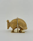 Vintage Brass Armadillo Bookends-A Pair
