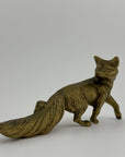 Vintage Brass Fox Figurine – Symbol of Cleverness & Resilience