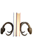 Vintage 1981 Dolbi Cashier Ram Horn Sculptures