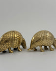 Vintage Brass Armadillos-A Pair
