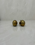 Small Vintage Brass Hippos-A Pair