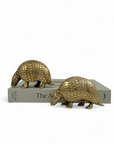 Vintage Brass Armadillos-A Pair