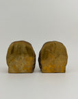 Vintage Brass Lion Bookends- A Pair