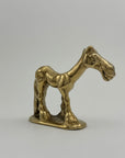 Vintage Brass Smiling Donkey: Cheeky Side-Eye Charm – The Perfect “Jackass” Gift