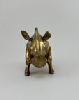 Vintage Brass Warthog Sculpture – Large & Substantial 14” Statement Piece (4.4 lbs)