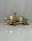 Large Vintage Brass Fish