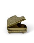 Vintage Brass Piano Trinket Box