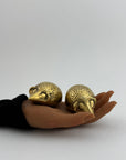 Vintage Brass Hedgehogs-A Pair