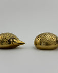 Vintage Brass Hedgehogs-A Pair